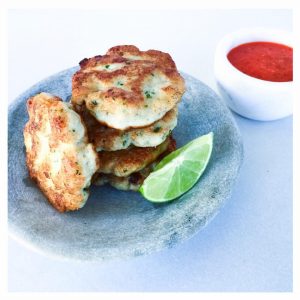 THAI FISH CAKES WITH INSTANT CLEAN SWEET CHILI SAUCE