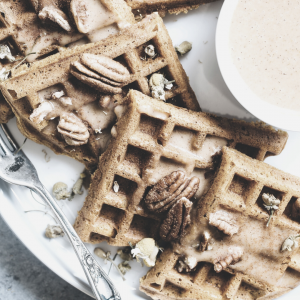 NAKED WAFFLES AND CARAMEL BUTTER