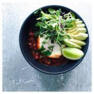 SMOKEY BAKED EGGS AND BEANS