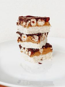 Naked Caramel Crunch Slice